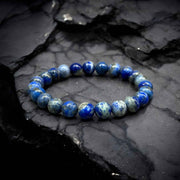 "Stone of Wisdom" Lapiz Lazuli (लाजवर्द) Bracelet (Certified)