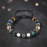 "Where Spirituality Meets Style" 7 Chakra Charm Braided Bracelet
