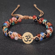 "Empower Your Presence" 7 Chakra Healing Om Bracelet