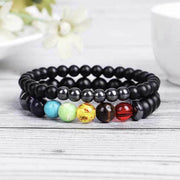 "Think Outside the Wrist" Hematite Chakra Bracelet Set