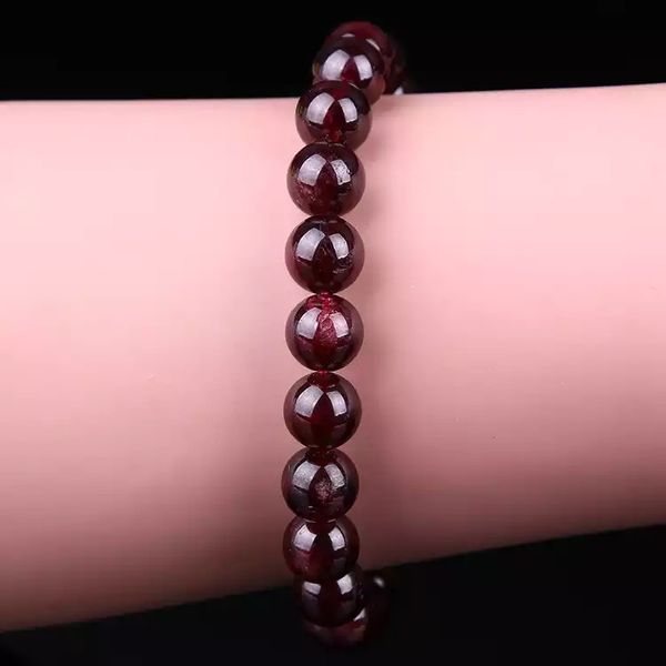 Genuine Red Garnet Stone Bracelet For Love  Attraction  Mine Galleria